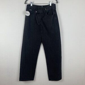 Insane Gene Denim Jeans 26 The Bazaar Collection Crossover High Rise Straight